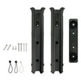thumbnail image 2 of GARENDE 2 Tube Fishing Rod Holder Bracket 2 Rack Fishing Rod Holder for Trailer black, 2 of 9