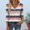 Pink, variant on Qulqfy Relaxed Fit T Shirts for Women Causal V-Neck 3/4 Length Sleeve Tunic Basics Vacation Womens Tops L