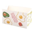 thumbnail image 1 of 50Pcs Oil-proof Various Patterns Sandwich Boxes Food Grade Large Capacity Packaging Take Out Paper Food Containers for Restaurant, 1 of 8