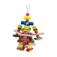thumbnail image 4 of Loro pájaro de juguete pájaro de juguete soporte de percha juguete rasgado jaula de pájaro juguete para jardín accesorios para el hogar, 4 of 9