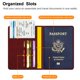 thumbnail image 3 of Cartera de viaje Fintie con bloqueo RFID con soporte para pasaporte, 3 of 7