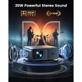 thumbnail image 3 of Proyector de Video WiMiUS G1 Inteligente para Exterior 4K Wi-Fi 6 Dolby, 3 of 6