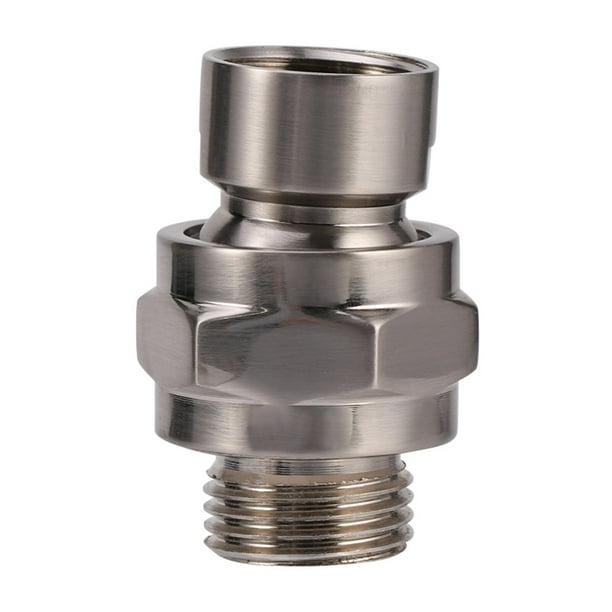 Ball Joint Easy Install Thread Rustproof Swivel Adapter Bathroom