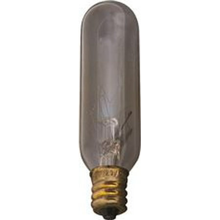 - SATCO INCANDESCENT EXIT LAMP, T8, 25 WATTS, 130 VOLTS, CANDELABRA BASE, CLEAR, 10 PER BOX