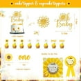thumbnail image 6 of Sunflower Baby Shower Decorations for Girl, Yellow Baby Girl Shower Décor, Mommy To Be Sash&Pin Boxes Sunshine Sunflower Cake Cupcake Toppers Balloon Arch Backdrop, It's a Girl Baby Shower Supplies, 6 of 7