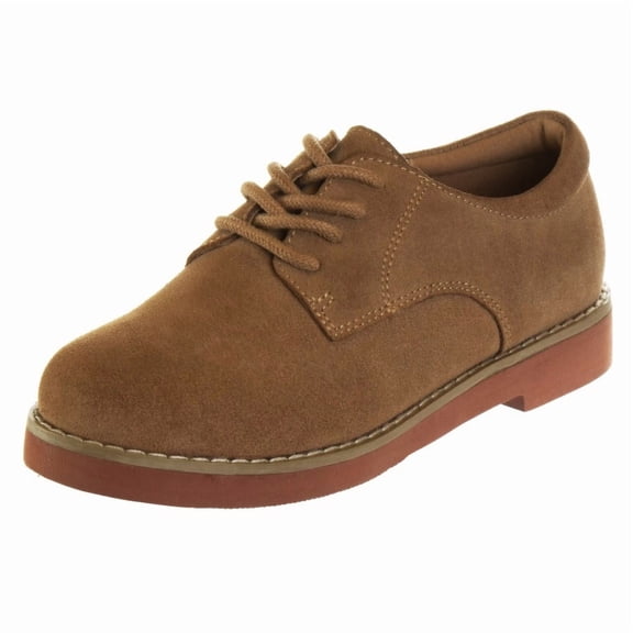 French Toast Boys Dress Shoe, Taupe, Size: 1