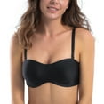thumbnail image 4 of MELENECA Strapless Bra Minimizer with Underwire for Women Black 30C, 4 of 5
