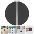thumbnail image 3 of Gongc Metal Half Round Drawer Knobs - 2pcs Black Cabinet Handles, 3 of 6