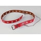 thumbnail image 4 of Cinturón de Cuero Artificial Sunnimix con Colgante de Cadena Estilo Retro Rojo 105 x 3 cm, 4 of 5
