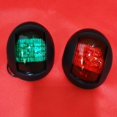 thumbnail image 2 of 2 piezas de luz de 12V para marinos, luces laterales de navegación con , luz de señal de navegación, Soledad lámpara impermeable de navegación, 2 of 6