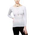 thumbnail image 1 of Free People - Camiseta bÃ¡sica para mujer con ojos abiertos, color blanco roto, pequeÃ±a Free People Camiseta bÃ¡sica, 1 of 2