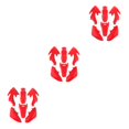 thumbnail image 4 of tssuouriy Rugged ABS Plastic Fairing Body Work Kit Set for CRF50-125CC Durable and Practical Red 280mm 3Set, 4 of 6