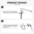 thumbnail image 4 of Shed Door Latch L-Handle Lock Kit with 4 Keys, 4-1/2" Stem, 4 of 5