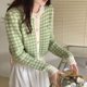 thumbnail image 4 of Sueter Mujer Moda Sweater Dama Abierto Botones Abrigo Ligero, 4 of 6