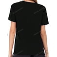 thumbnail image 2 of Women's Peace, Love, St. Patrick's Day Clover Print Solid Color Short Sleeve Casual Regular Crew Neck T-Shirt, 2 of 6