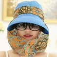 thumbnail image 3 of Hat Women's Summer Foldable Summer Sun Hat Outdoor Riding Big Riding Face-Covering Sun Hat., 3 of 5