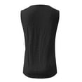 thumbnail image 6 of Rigardu tank top for women Eyelet TopWomen's New Summer V Neck Vest T Shirt Us Size Sleeveless Lace Top for Women womens tank tops Black + S, 6 of 6
