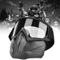 thumbnail image 2 of Máscara facial unisex para exteriores para carreras, gafas de sol con lentes grises, resistentes al viento y a la niebla, gafas de moto, 2 of 8