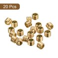 thumbnail image 3 of 20Pack Sleeve Column Beads, 4.5x6x4mm Crimp End Spacer for DIY, Gold Tone, 3 of 6