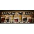 thumbnail image 2 of Greene, Taylor 14x8 Gold Ornate Wood Framed with Double Matting Museum Art Print Titled - Replace The Beer, 2 of 4