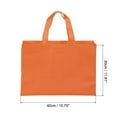 thumbnail image 2 of 30x40cm Non-Woven Horizontal Style Reusable Gift Bag, Orange 10 Pack, 2 of 5