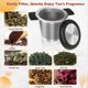 thumbnail image 3 of Infusores de Té de Fina, 2 Coladores de Té Grandes para Té, Tetera de Acero Inoxidable con Asas de Silicona A Prueba de, 3 of 5
