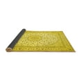 thumbnail image 2 of Ahgly Company Indoor Rectangle Medallion Yellow Traditional Area Rugs, 8' x 10', 2 of 4