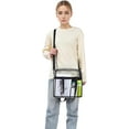 thumbnail image 3 of Clear Bag Stadium Approved 12x6x12 Clear Tote Bag with Removable Strap Clear Lunch Bag for Work Sports Festival, 3 of 9
