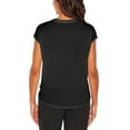 thumbnail image 5 of Banana Republic Women's V-Neck Front Pleat Relaxed Fit Blouse Top (Black, M), 5 of 6