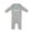 AC-Heather Grey, variant on Siesta Key Florida Cute Sea Baby Romper Coveralls