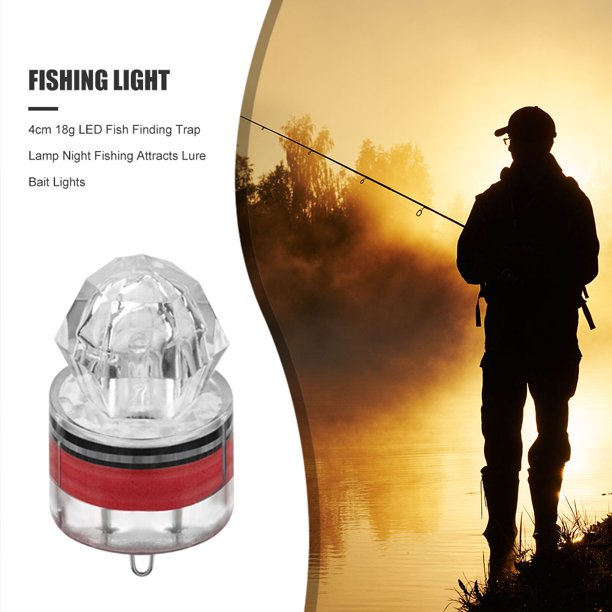 Pesca LED Fish Finding Trap Lamp Night atrae señuelo cebo luces rojo Sywqhk Para Estrenar