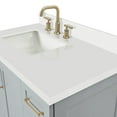 thumbnail image 4 of Ariel Taylor 37 In. Left Offset Rectangle Sink Vanity With White Quartz Countertop In Grey, 4 of 11