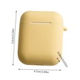 thumbnail image 4 of Estuche Desmontable para Auriculares Inalámbricos Cateissary Color Amarillo, 4 of 6