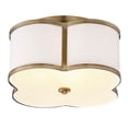 thumbnail image 4 of Meridian M60020NB 3-Light Ceiling Light in Natural Brass, 4 of 5