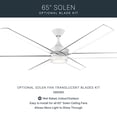 thumbnail image 5 of Kichler 390065 Solen Set Of 6 30" Blades - Clear, 5 of 5