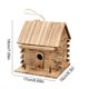 thumbnail image 3 of Casa de madera y comedero para exteriores, nido colgante para el jardín del patio, cría de loros y aves salvajes, diseño de grafitis DIY pintable, 3 of 6