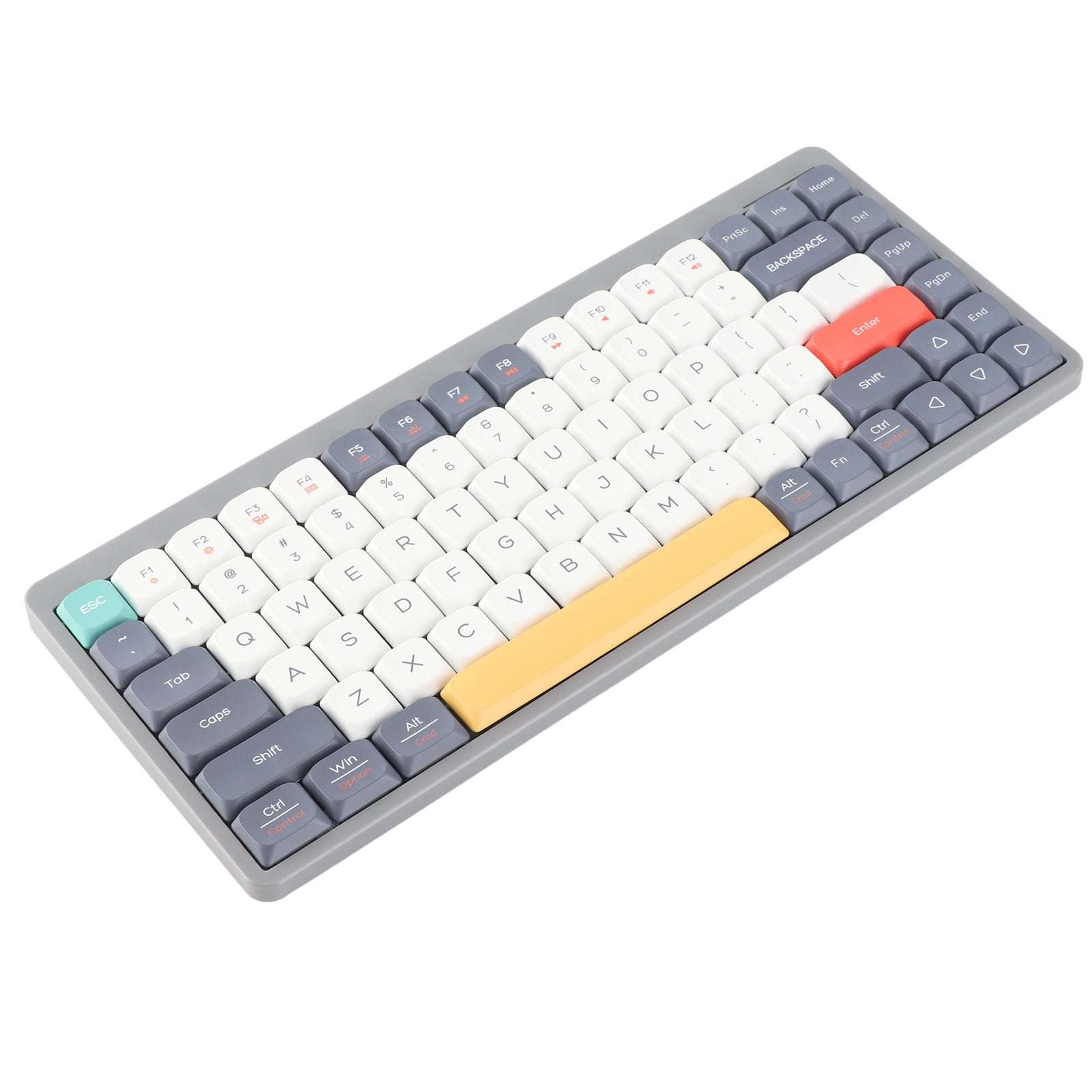Keyboard Mechanical Keyboard 2.4G BT5.0 Type C 3 Modes RGB Lighting Effect Wireless Keyboard for Office
