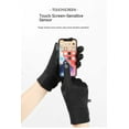 thumbnail image 5 of Gloves for men cold weather Outdoor Cycling Gloves Men's Winter Warm Plus Velvet Touch Screen Non-slip Windproof Waterproof Running Climbing Gloves Women's New Black L, 5 of 7