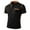 Black, variant on Men's Waffle Knitted Shirts Short Sleeve Henley T-Shirts Solid Button Up Shirts Casual Color Block Pullover Tees Army Green S