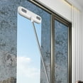 thumbnail image 1 of Multi-Functional Window Screen Cleaner with Detachable Long Handle, Wet Dry Window Mesh Cleaning Brush, Glass Scraper Window Groove Cleaner Tool for Household Home Use, 1 of 9