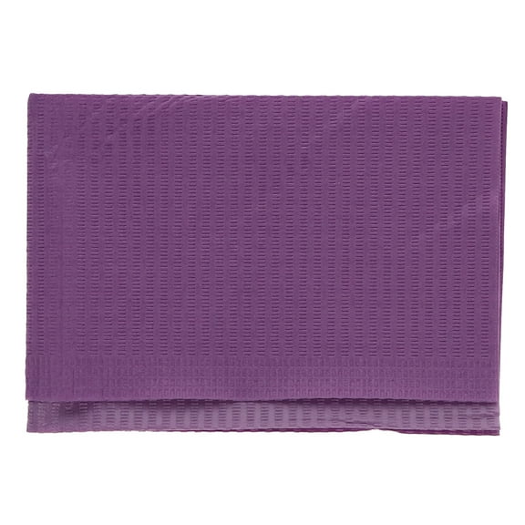 House Brand Dentistry 109220 Dental Patient Bibs 2 1 Ply 13" X 18" Purple 500/Bx