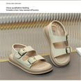 thumbnail image 2 of Unisex-Child Slide Sandals Adjustable Double Buckle Beach Shoes for Girls and Boys, 2 of 7