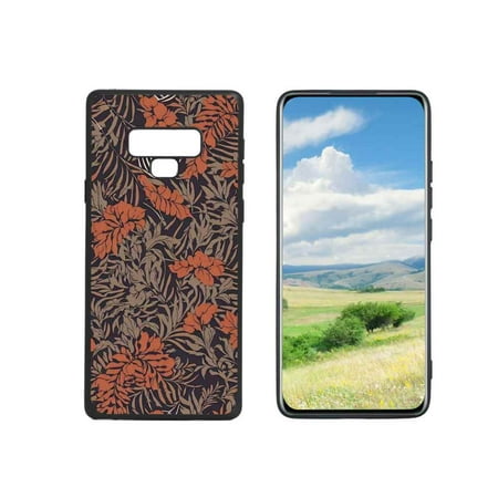 Ivy-Floral-7 Phone Case, Degined for Samsung Galaxy Note 9 Case Men Women, Flexible Silicone Shockproof Case for Samsung Galaxy Note 9