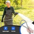 thumbnail image 2 of Stainless Steel Garden Hose with 10 Function Nozzle, Lightweight, Leak-Proof, Puncture Resistant for Yard, Outdoor, RV, 2 of 7