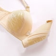 thumbnail image 3 of Womans Embroidered Glossy Comfortable Breathable Bra Underwear No Rims, 3 of 3