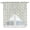 Green, variant on Blue White Stripe Swag Curtain Valances, Vintage Abstract Geometric Kitchen Valance for Window, Rod Pocket Small Topper Drapes for Cafe Bedroom Bathroom 2 Panels Window Treatment 28"x36"
