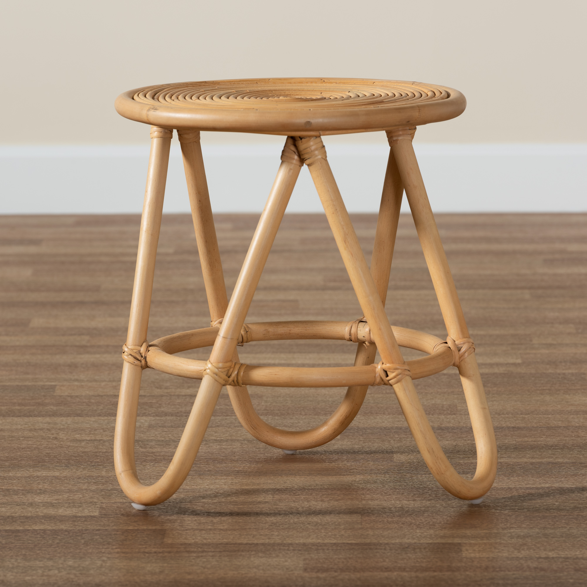 bali & pari Rinjani Rattan End Table, Brown