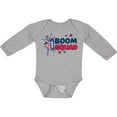 thumbnail image 3 of Inktastic 4th of July Boom Squad Blue and Red Fireworks Boys or Girls Long Sleeve Baby Bodysuit, 3 of 5