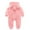 Pink, variant on Baby Bodysuit Clearance Baby Boy Rompers 3-6 Months Baby Onesie Newborn Girl Newborn Jumpsuit with Hat