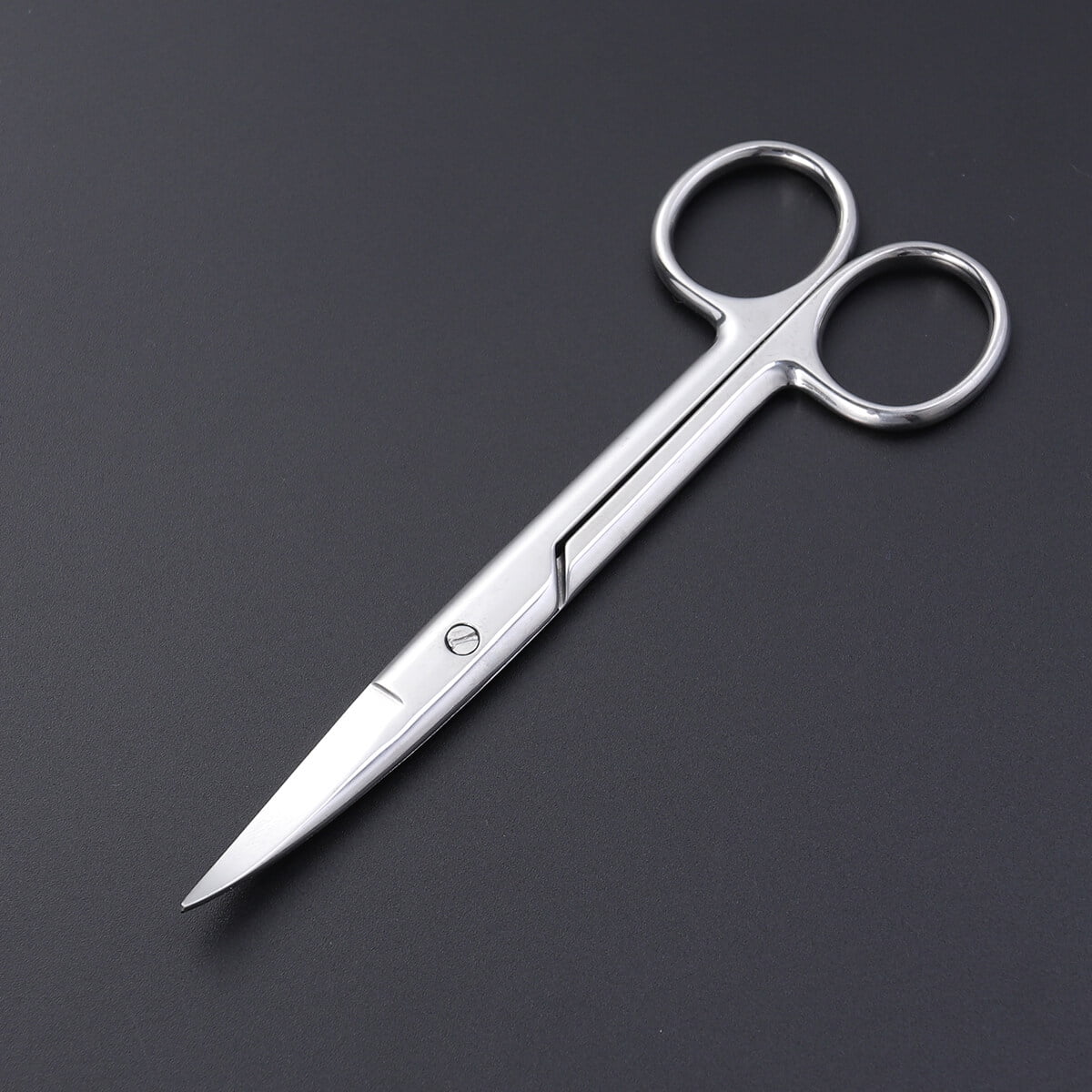 1pc Stainless Steel Cosmetic Scissors With Colorful Tips For Beauty Makeup  (eyebrow, Double Eyelid Sticker, Small Scissor, Etc.) Suitable For Home Or